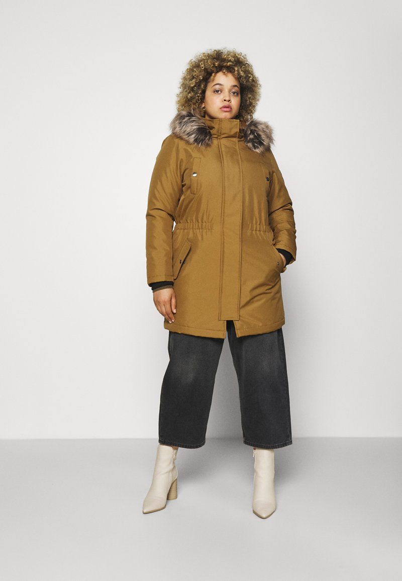 ONLY Carmakoma CARIRENA OTW NOOS - Casaco de inverno - breen