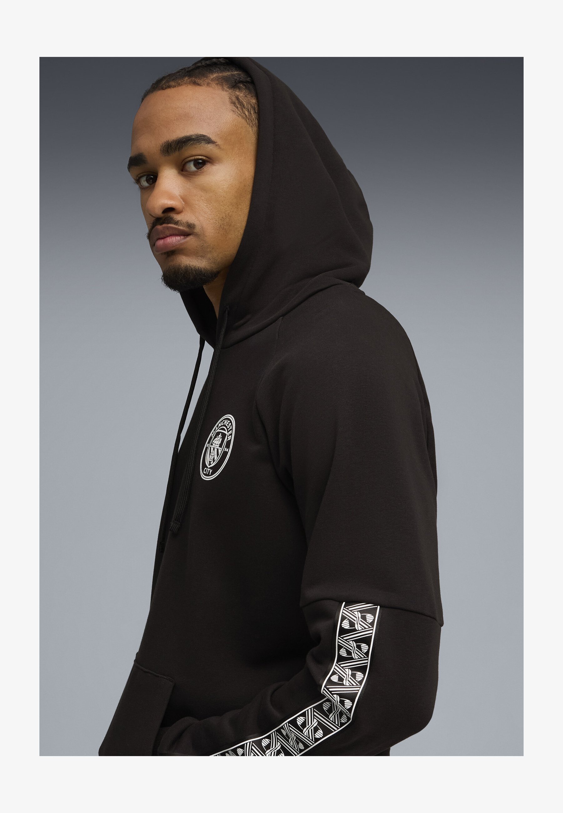 Felpa Con Cappuccio Ufficiale Manchester City F.C. – Uomo, Zip, Tasca Frontale, Morbida E Confortevole – Regalo Perfetto Per I Fans