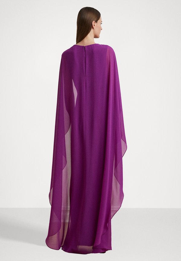 CAPE GEORGETTE GOWN - Occasion wear - purple dawn3