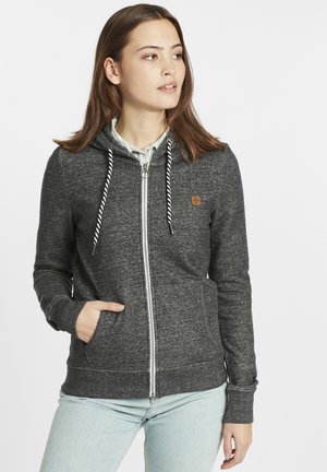 Oxmo OXCELIA - SWEATJACKE - Cipzáras pulóver - black