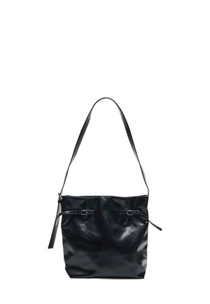 SHOULDER WITH BUCKLE DETAIL  - Umhängetasche - black