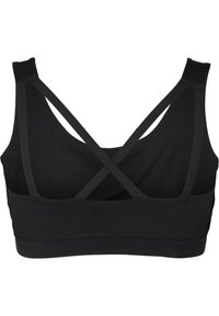 Active by Zizzi WITH CROSS DETAIL IN THE BACK - Toppe - black