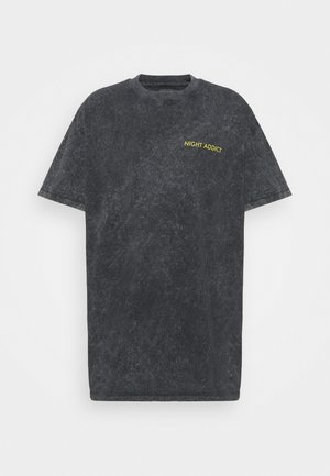 EARTH UNISEX - T-shirt con stampa - acid wash black