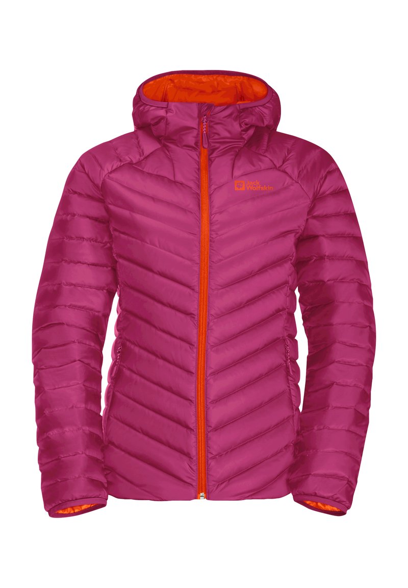 Jack Wolfskin Gewatteerde jas donkerroze Jack Wolfskin Gewatteerde jas donkerroze