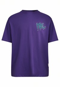 UNISEX TOBIAS - Majica kratkih rukava s printom - prism violet