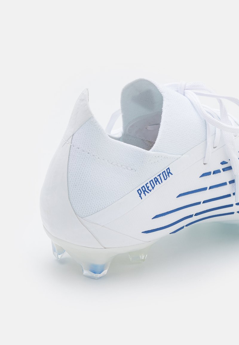 adidas Performance PREDATOR EDGE LOW FG Moulded stud football boots - white - Zalando.co.uk