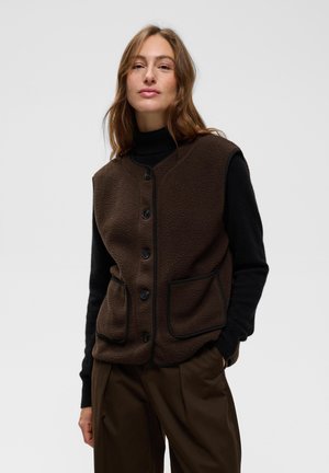 InWear, ABBINAIW WEST - Veste sans manches - chocolate brown