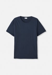 ROLL NECK TEE - T-shirts - dusk blue