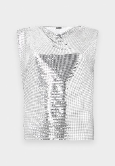 Rabanne Top - silver-coloured