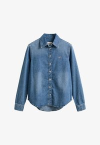 Niewybrane, semi light blue worn in