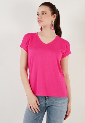 REGULAR FIT - T-shirt basic - fuchsia