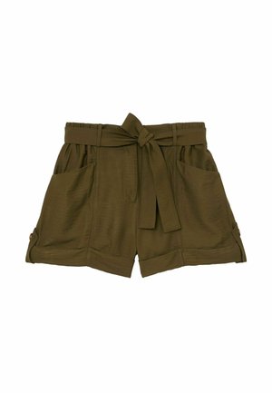 Reiss, REGULAR FIT - AVRIL BELTED BUTTON-TAB SHORT  . - Šortky - khaki green