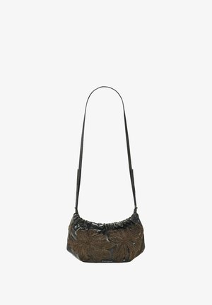 Desigual, LARGE EMBROIDERED BAG - Ülerinna-kott - brown