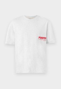 BOXY TEE - Print T-shirt - grey