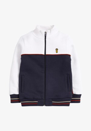 Sweater met rits - white