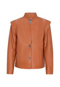 Lederjacke - cognac