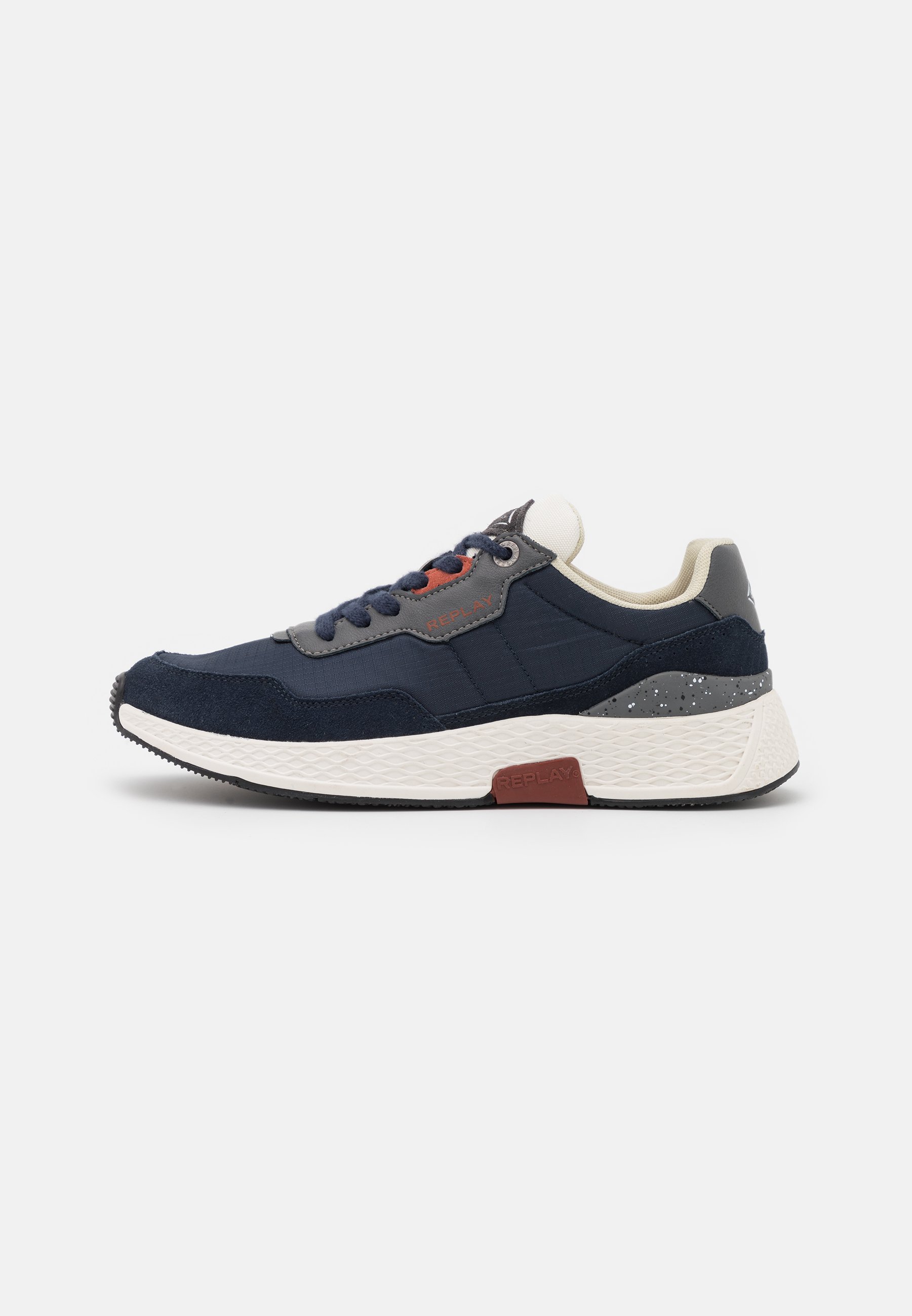 Replay STONE MAN - Sneakers laag - navy/grey/red/Blauw - Zalando.nl