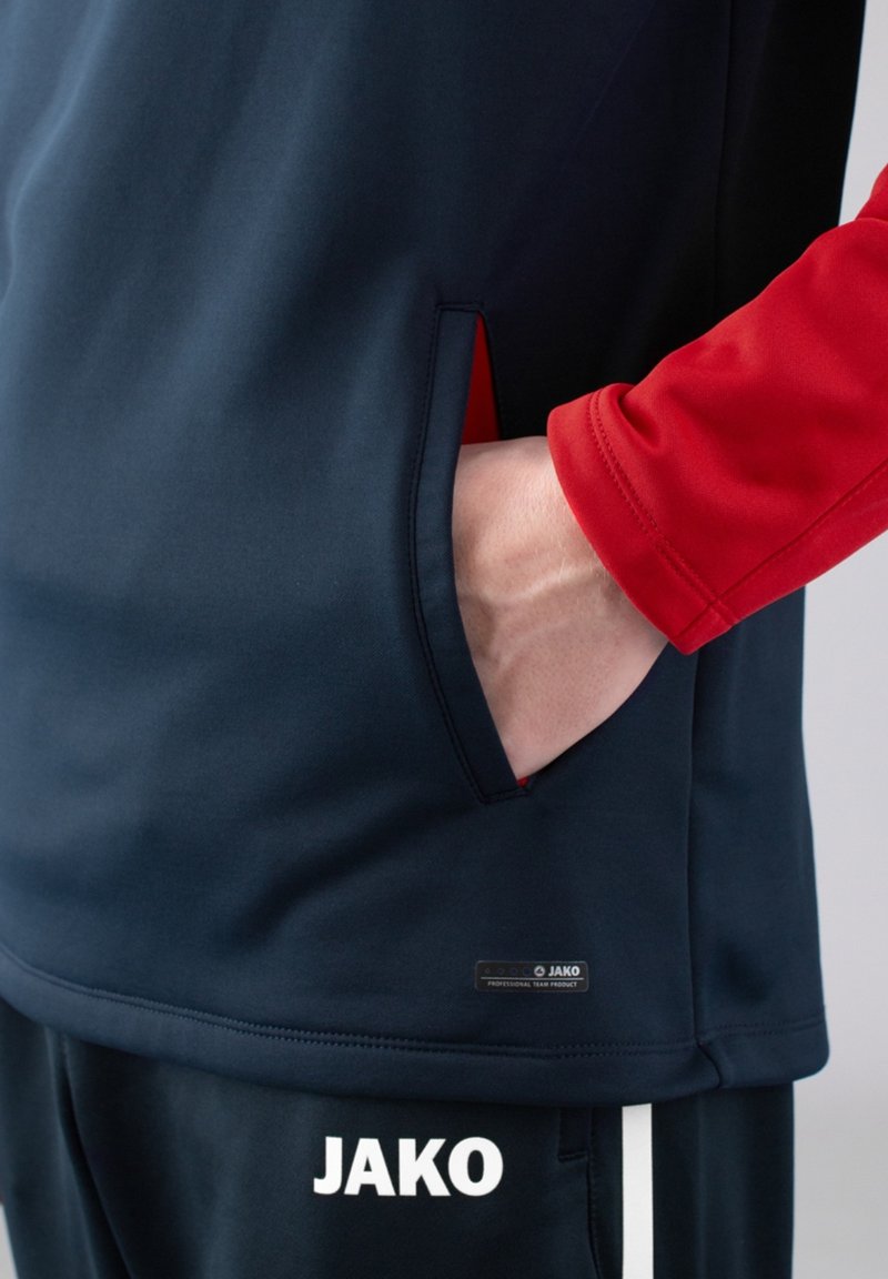 JAKO FUSSBALL - PERFORMANCE - Felpa con cappuccio - blaurot