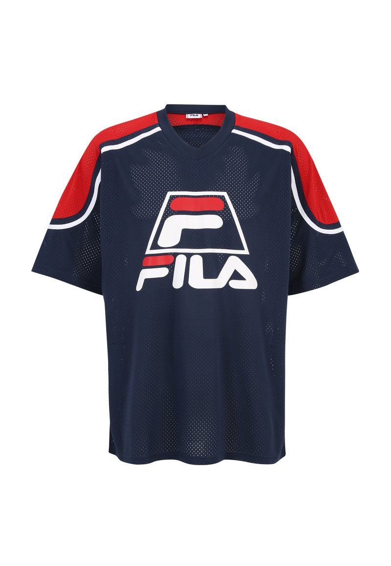Fila T-shirt print donkerblauw Fila T-shirt print donkerblauw