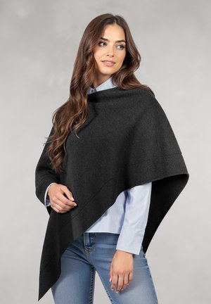 Giesswein, MERINO LAMBSWOOL PONCHO - Poncho - anthrazit