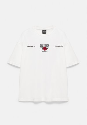 PULL&BEAR, GUNS N' ROSES - T-SHIRT - T-Shirt print - white