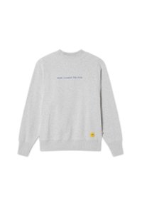 Thinking Mu HERE COMES THE SUN - Mikina - light grey