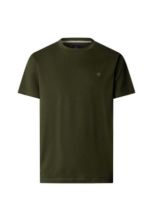 Hackett London, HACKETT LONDON BASIC T-SHIRT SS LOGO TEE - T-shirt basic - hunter green