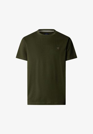 Hackett London, HACKETT LONDON BASIC T-SHIRT SS LOGO TEE - T-shirt basique - hunter green