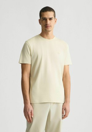 WITH LOGO - T-Shirt basic - beige