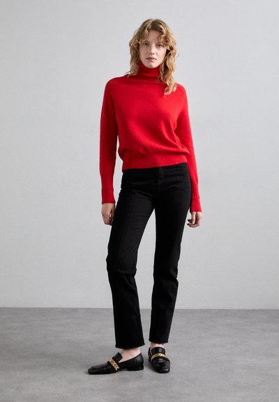 Victoria Beckham POLO NECK  - Neule - red