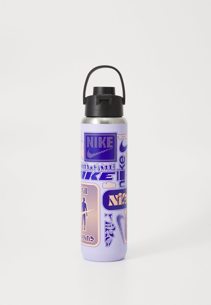 Nike Performance RECHARGE CHUG BOTTLE 709 ML UNISEX - Trinkflasche - hydrangeas/black/deep night/apricot agate
