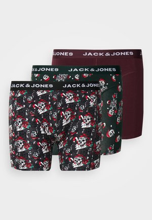 JACXMAS SKULLS TRUNKS 3 PACK  - Boxer brief - black