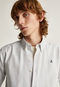 Scalpers NEW OXFORD BD - Shirt - light grey