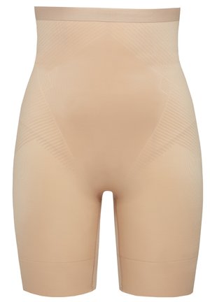 Spanx THINSTINCTS® 2.0 HIGH-WAISTED MID-THIGH SHORT - Figūrą formuojantys apatiniai - champagne beige