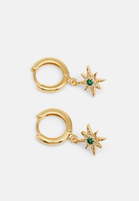 Orelia PAVE STARBURST HUGGIE - Ohrringe - gold-coloured