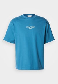 GRAPHIC TEE - Tricou basic - bluesteel