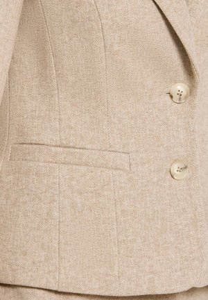 MADELEINE, MADELEINE BLAZER KURZBLAZER MIT FISCHGRAT-MUSTER - Blazer - cappuccino melange