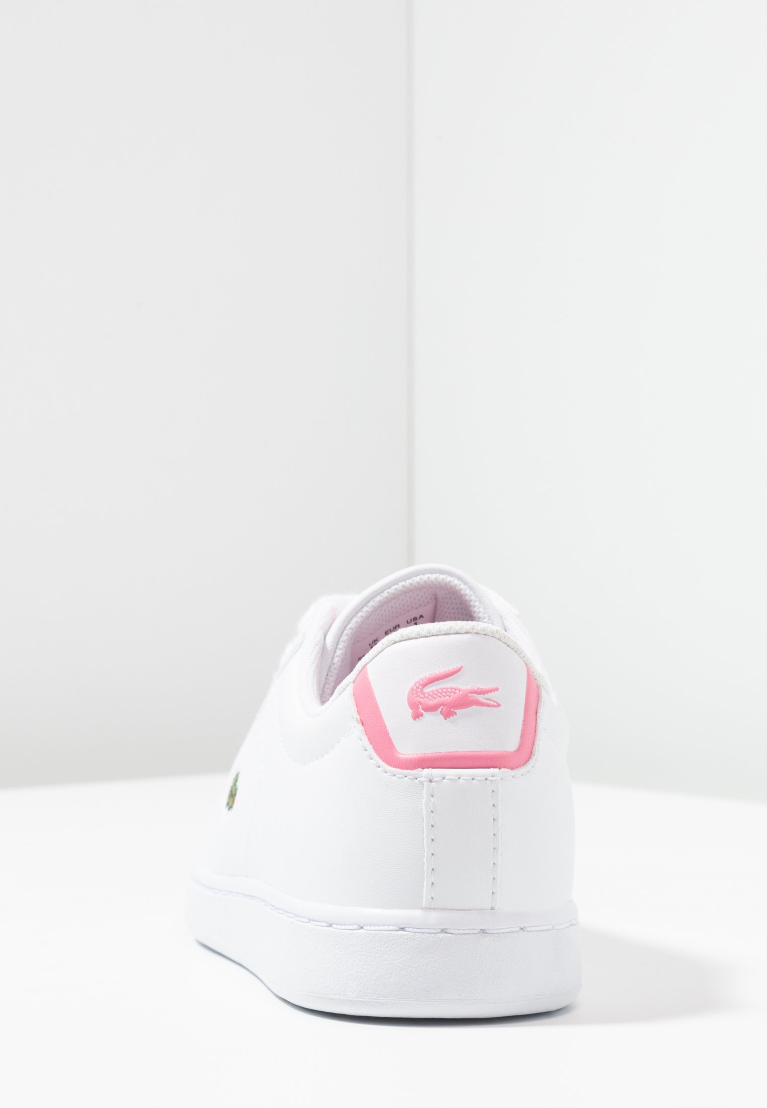 lacoste carnaby evo blanche et rose perle