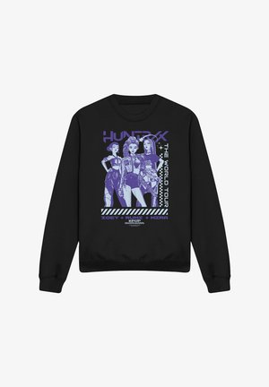 NETFLIX, KPOP DEMON HUNTERS HUNTRIX WORLD TOUR POSTERIZED - Sweatshirt - black