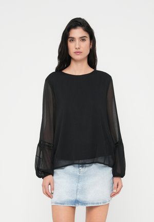 VIJAYLA O NECK - Blúzka - black beauty