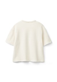 United Colors of Benetton T-shirt med print - white