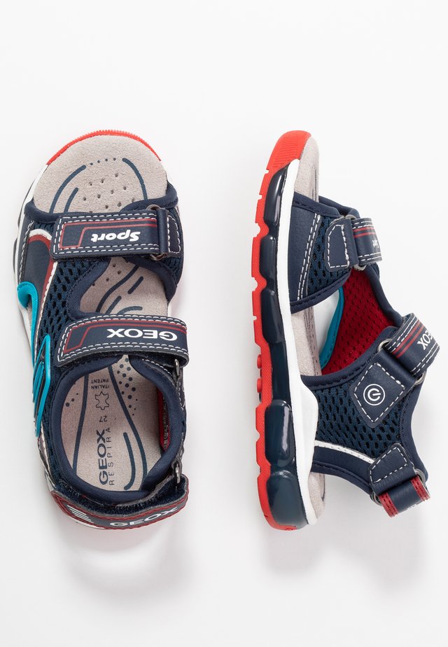 BOY - Sandales de randonnée - navy/red