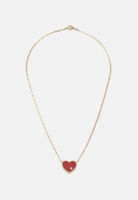 Yvonne Leon COLLIER SOLITAIRE CŒUR - Nyaklánc - gold-coloured ...