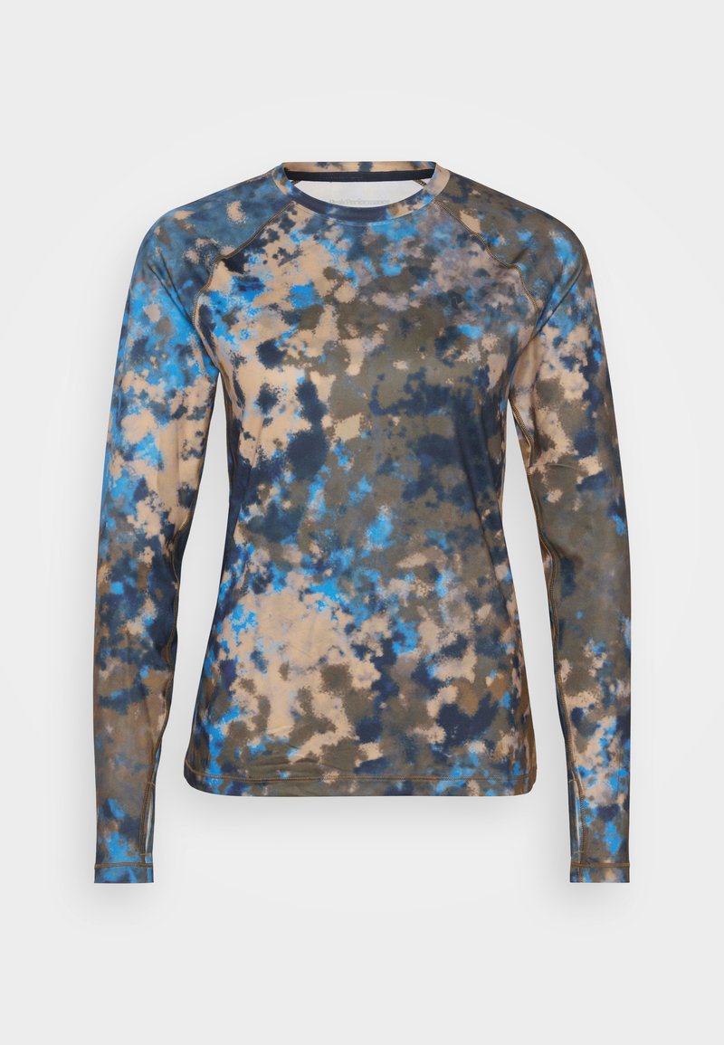 Peak Performance SPIRIT CREW - Undershirt - frosty haze/turquoise ...