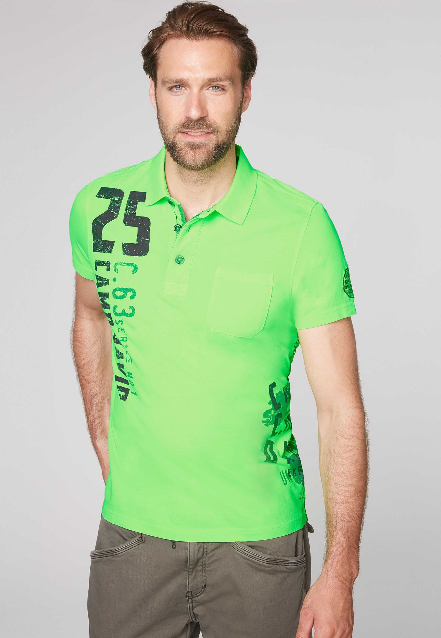 Camp David Polo shirt - signal green 