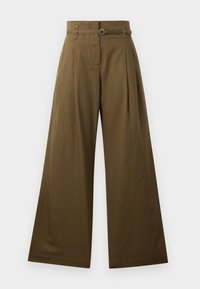 RAVER PANT IN FINE HERRINGBONE - Kalhoty - wood