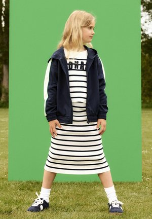 Kokerrok - navy blazer