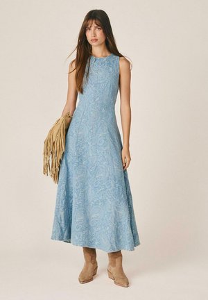 Alma en Pena, Vestido largo - blue
