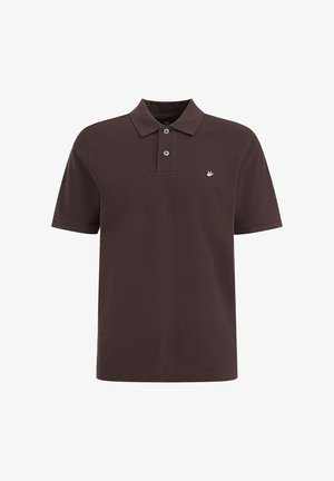 WE Fashion, Poloshirt - dark brown