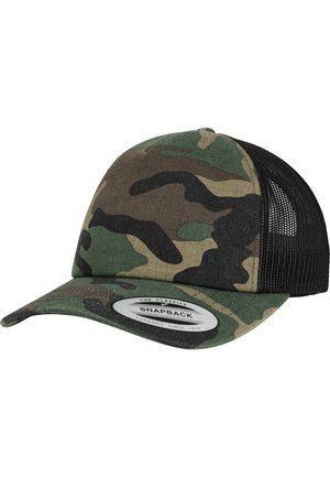 Cap - woodcamo/blk